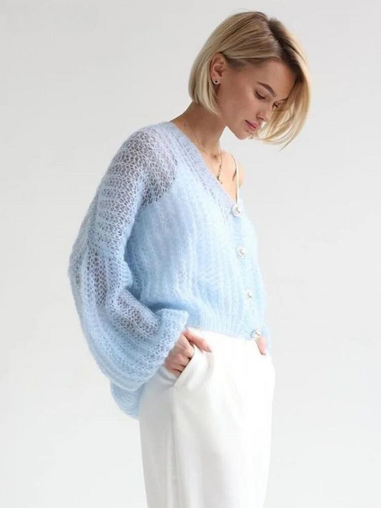 GAIA | Breezy Crochet Cardigan