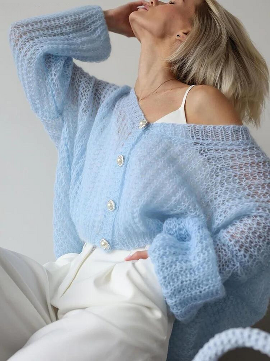 GAIA | Breezy Crochet Cardigan