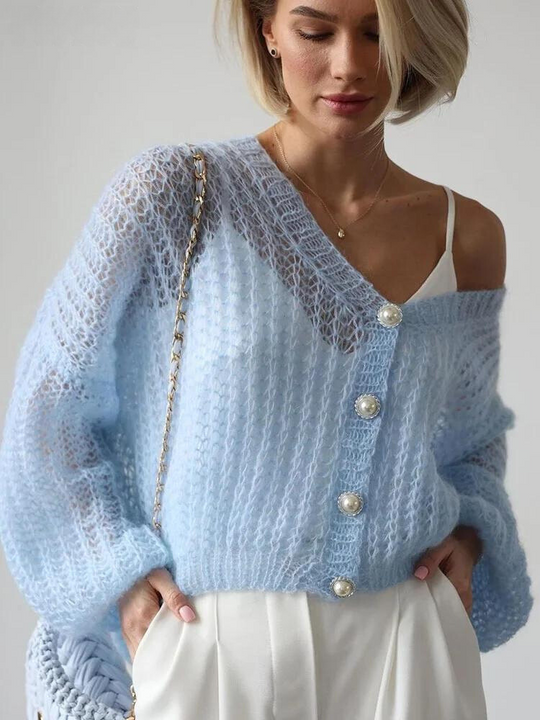 GAIA | Breezy Crochet Cardigan