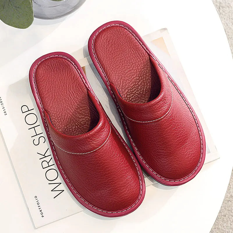 GAIA | Leather Men's Slippers