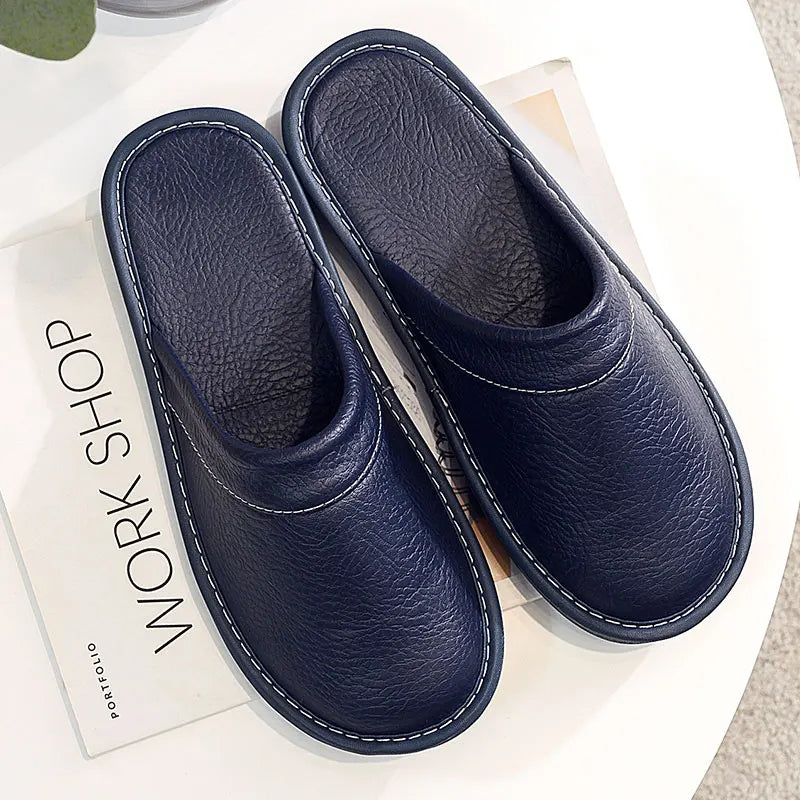 GAIA | Leather Men's Slippers