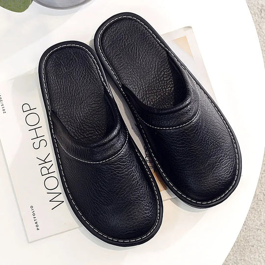 GAIA | Leather Men's Slippers