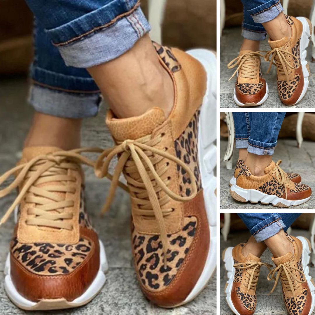 GAIA | Leopard Print Sneakers