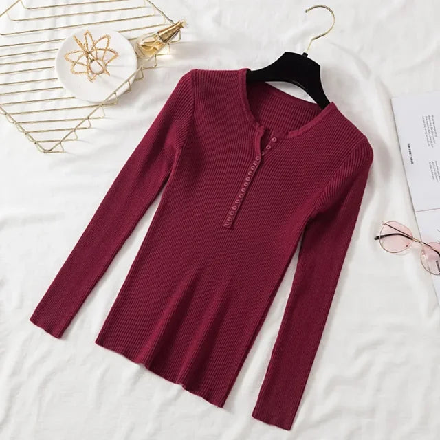 GAIA | Cozy V-Neck Sweater