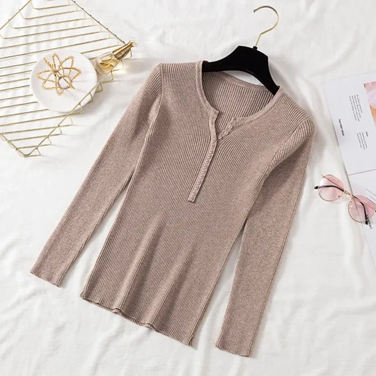 GAIA | Cozy V-Neck Sweater