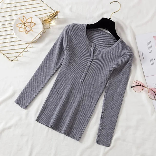 GAIA | Cozy V-Neck Sweater