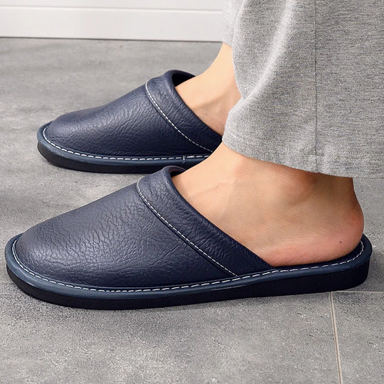 GAIA | Leather Men's Slippers