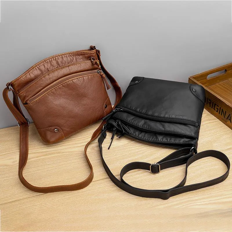 GAIA | Leather Shoulder Bag