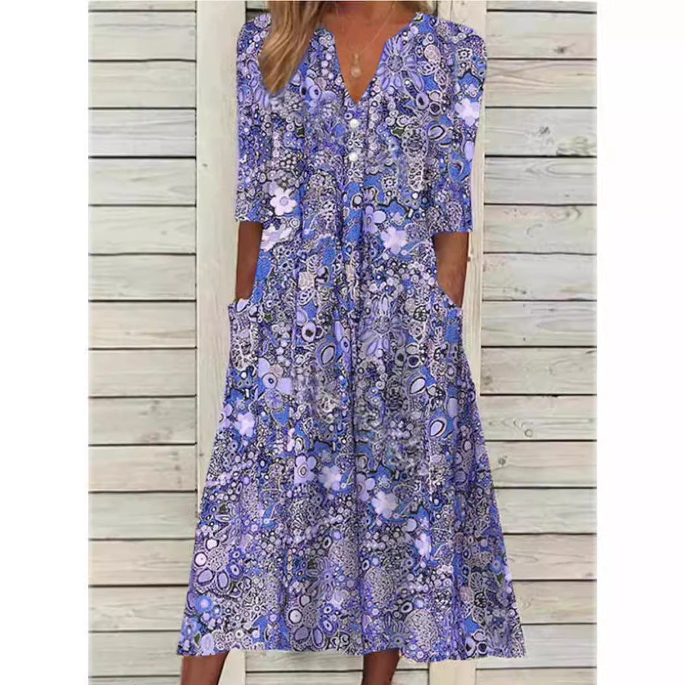 GAIA | Chic Floral Dress