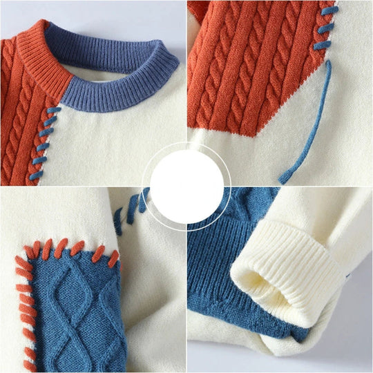 GAIA | Patchwork Cozy Sweater