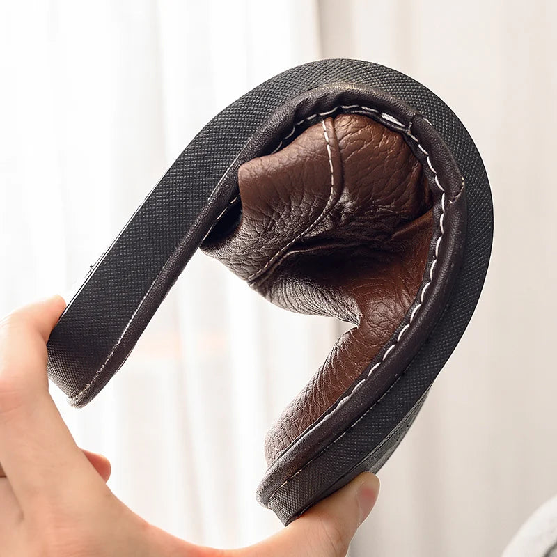 GAIA | Leather Men's Slippers