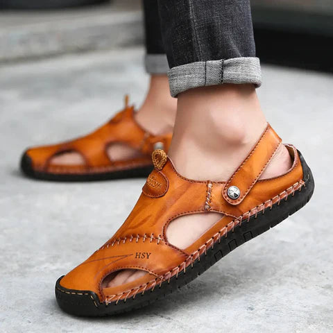 GAIA - Orthopedic Leather Sandals