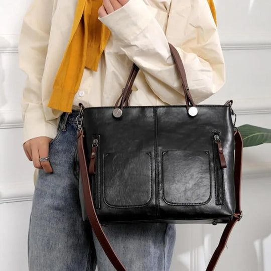 GAIA | Luxe Leather Shoulder Bag