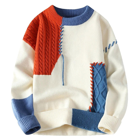 GAIA | Patchwork Cozy Sweater