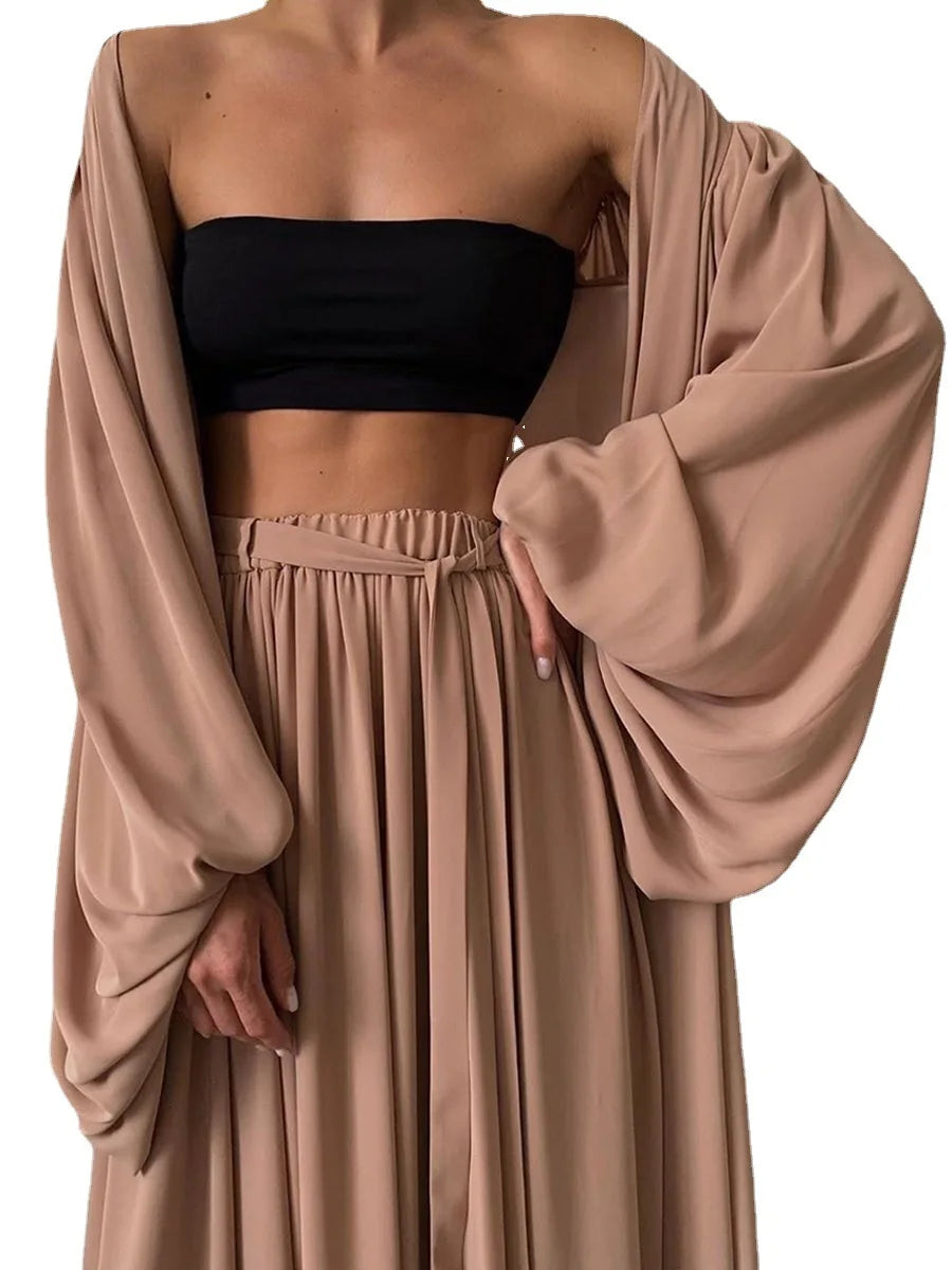 GAIA | Sensual Chiffon Nightwear Set