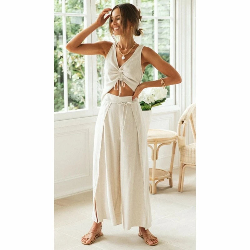 GAIA | Linen Chic Two-Piece