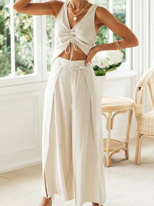 GAIA | Linen Chic Two-Piece